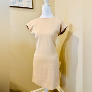 Adam Lippes Tan Midi Dress